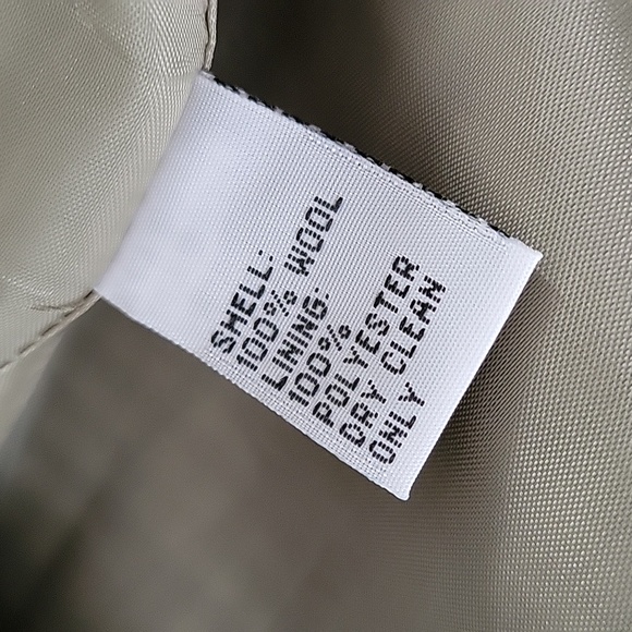 Vintage Talbots women's tweed print wool zip up blazer sz 18 - Picture 5 of 8